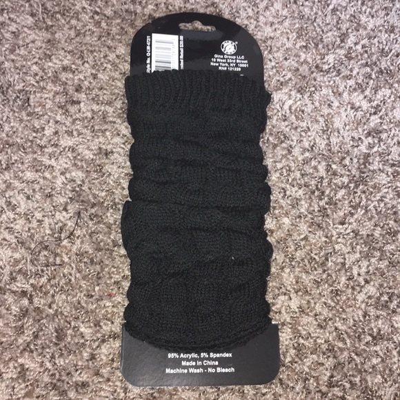 Chatties Black Leg Warmers/Boot Socks - Picture 2 of 3